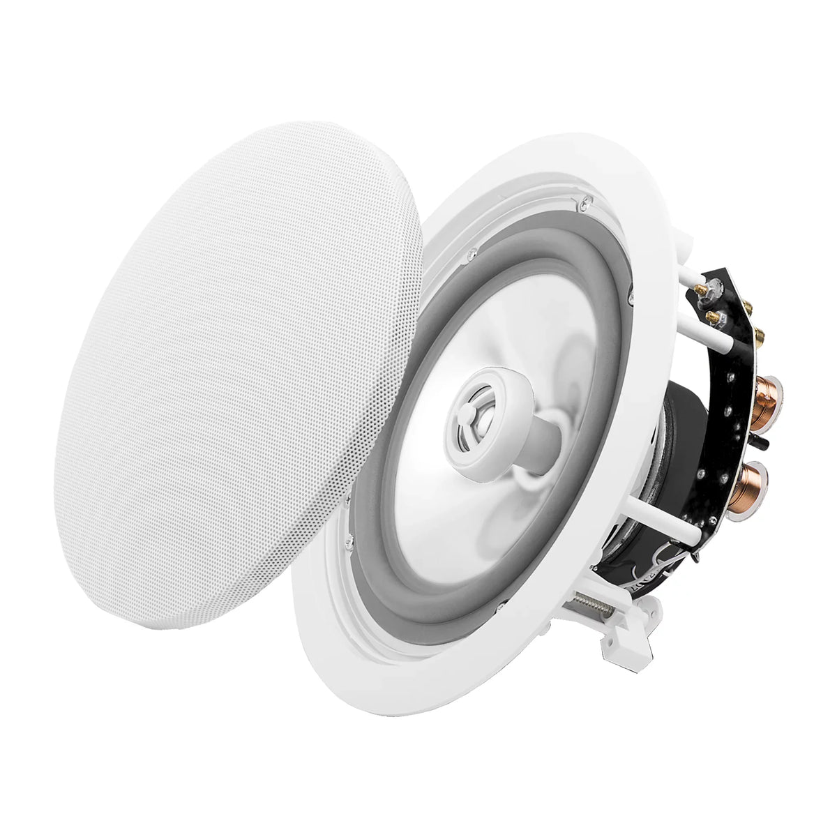 OSD Weather Outdoor Built-in 8" ICE840WRS Resistant Speaker 150W w/ Crossover, - In-Ceiling Pair