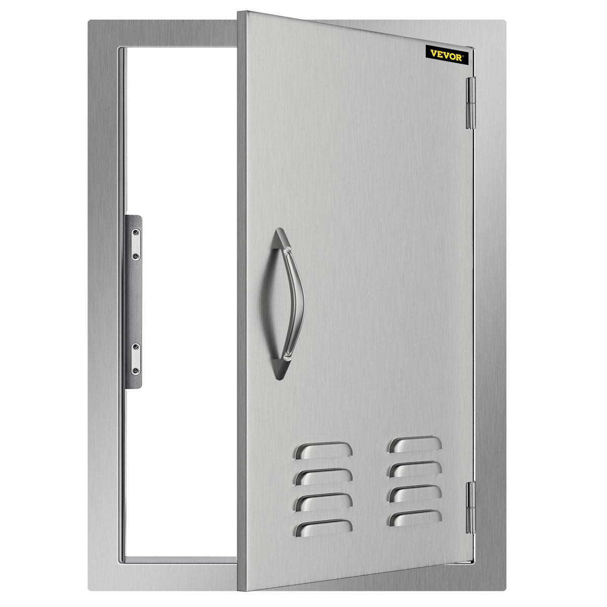 Door Stainless Steel BBQ inch Door 17x24 Access Storage for Vertical Vents Single with Island