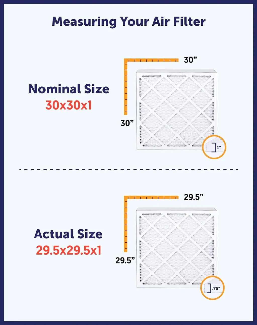 A/C MADE USA King Pleated 4-PACK Filter IN Size: .75" x HVAC | MERV | 8 | Filters Air 58 x 8x58x1 Actual | Furnace Filter 8