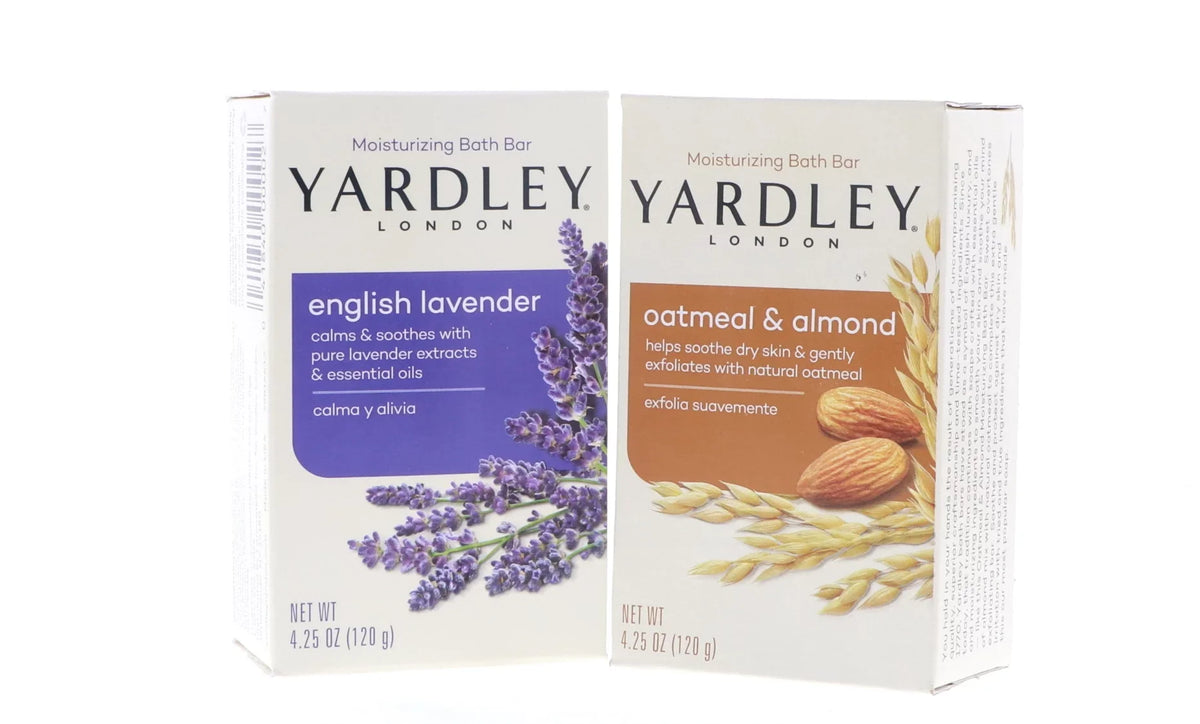 PCS 6 oz Yardley Bar, Bar, Oatmeal Bath Lavender Yardley English 6 Almond oz PCS, & 4.25 4.25 Bath