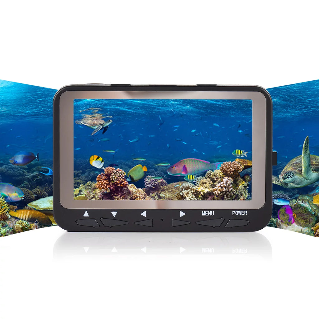 Arealer Camera IR 1200TVL Night 15M/30M Finder Vision Fishing Boat Underwater for LED Fishing Ice Camera 4.3'' LCD8PCS Fish