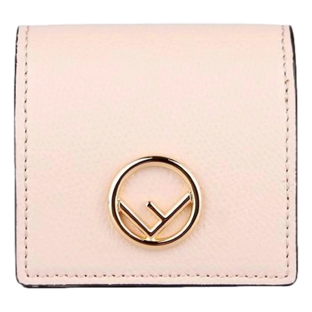 Leather Logo Case 8M0459 Poudre Leather Fendi Pink F Coin Calf