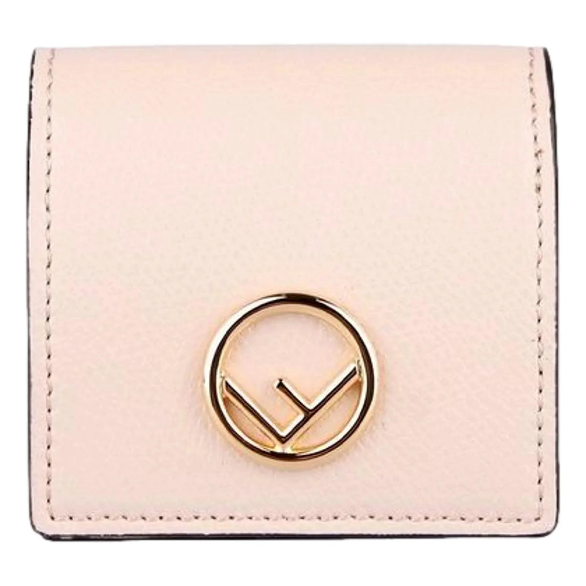 Leather Logo Case 8M0459 Poudre Leather Fendi Pink F Coin Calf