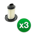 086700W Models Vacuum Vacuum Dirt Cleaner Filter Replacement / for (3 Devil Pk) 86715 Envirocare