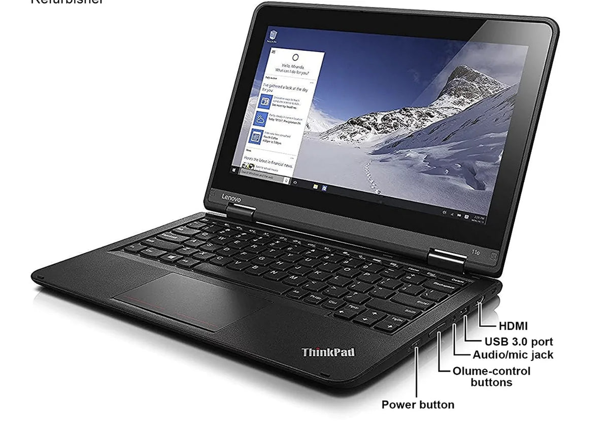 N3150 LENOVO 128GB Open 4GB 11E 11.6" 20G8S08V00 YOGA TOUCH THINKPAD Box HD