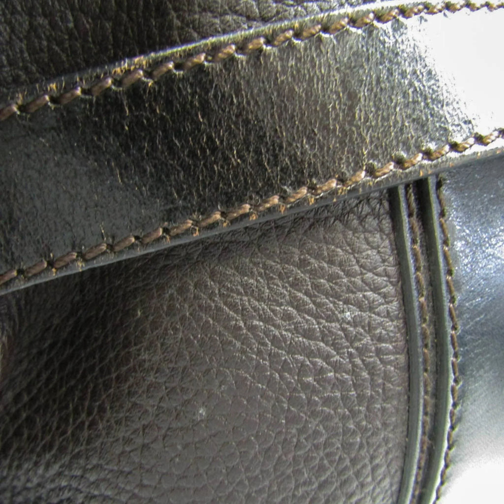 Burberry Bag Pre-Owned 3801199 Brown Women's Handbag,Shoulder Leather (Good) Dark