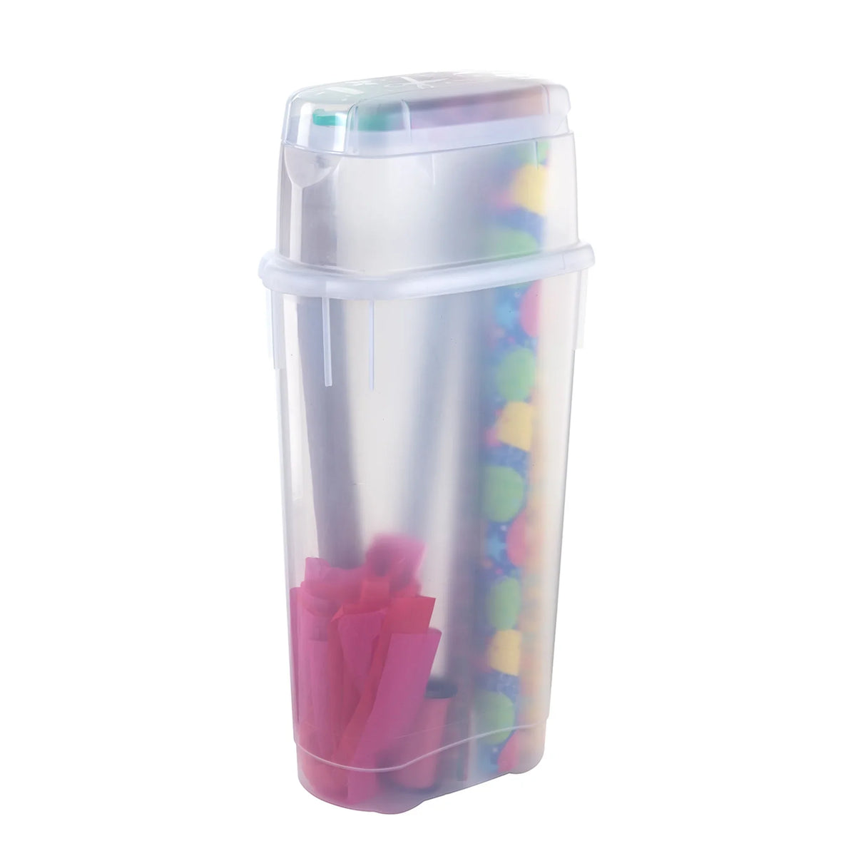 Rubbermaid Wrap N' Wrapping Clear, Paper Container, Plastic Single Craft