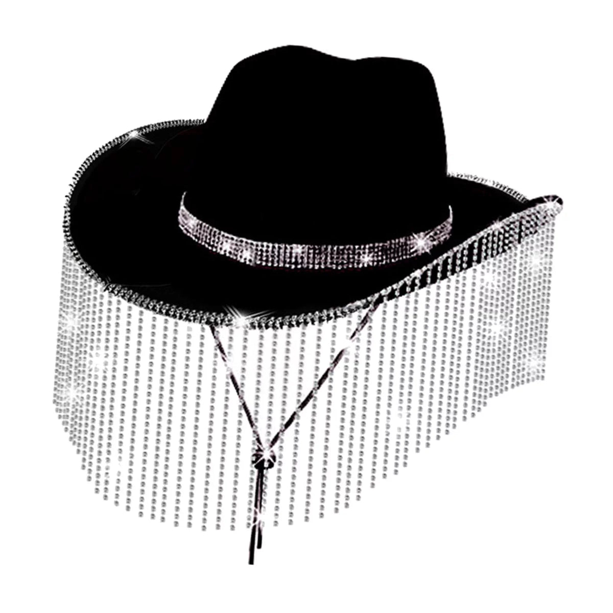 Hat Camping for Beach Unisex Men Cowgirl Festivals Strap Sun Segolike Protection Hat with Sun Chin Black Lightweight Backpacking Street Hat Cowboy Sunhat