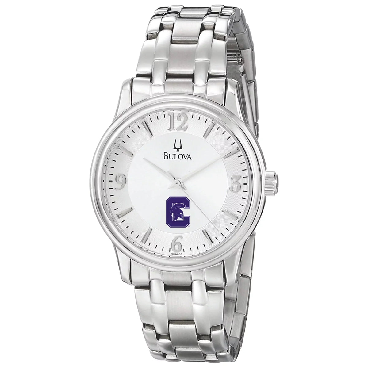 University Stainless Watch Men's Bulova Steel Quartz Comets Silver Capital