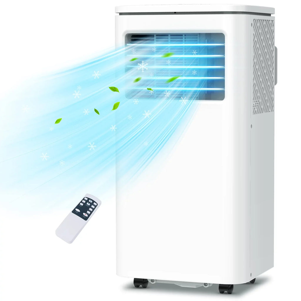 Fan Portable Kit BTU Conditioner AC NPL-06C Indoor Room Freestanding Air Unit Dehumidifier Window Remote 10,000 Bedroom W/ LifePlus