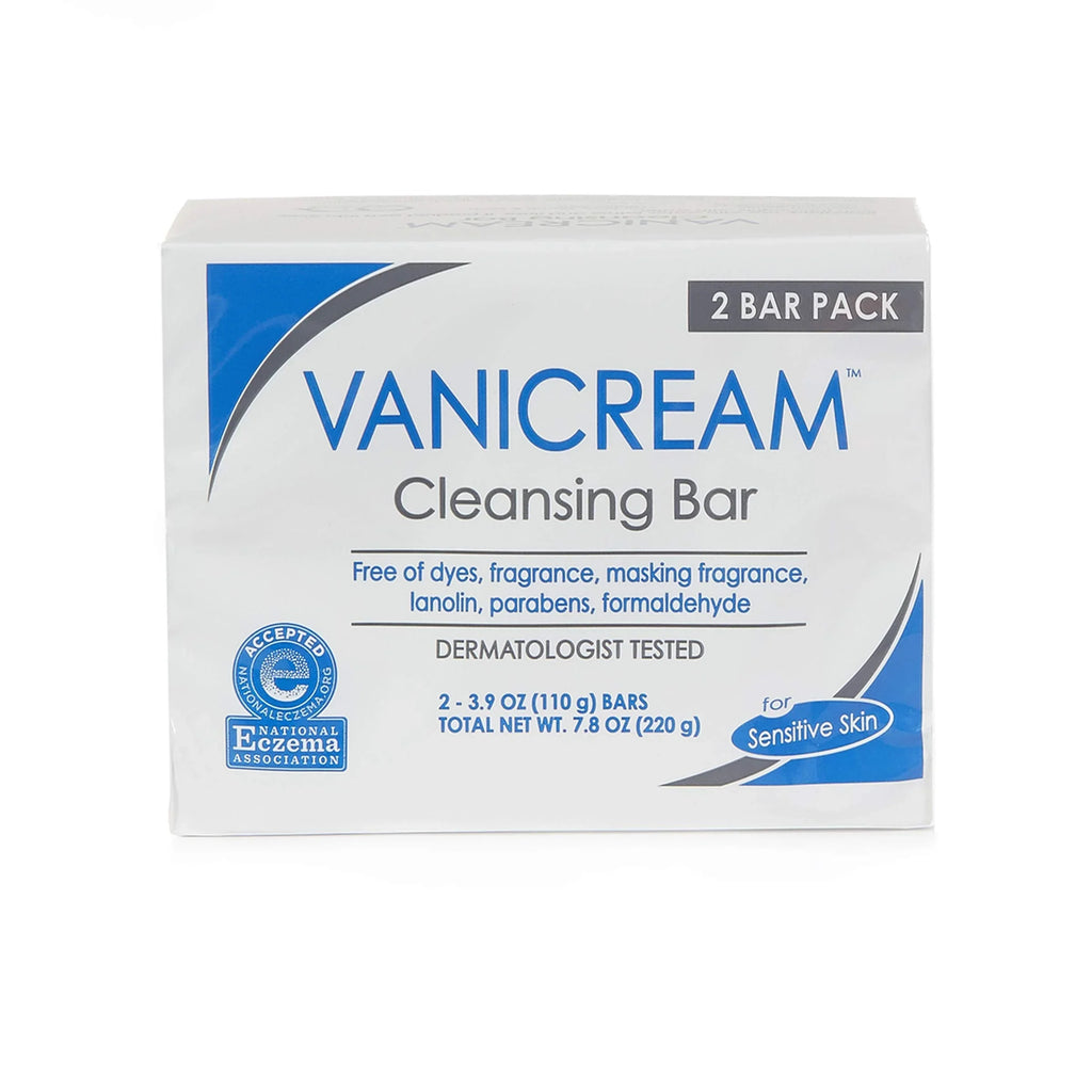 Fragrance Cleansing Skin For Ounce. Moisturizes Pack And And Free Sensitive Gently 7.8 Vanicream, Gluten Bar 3.9 Cleanses 2, Of Sulfate