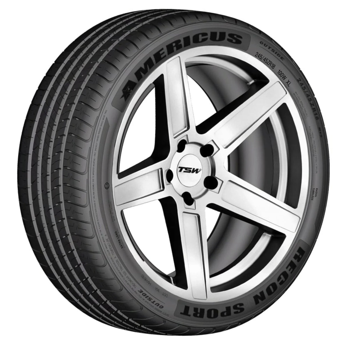 XL 245/45ZR20 103W Recon All Weather Tire Sport Americus Passenger