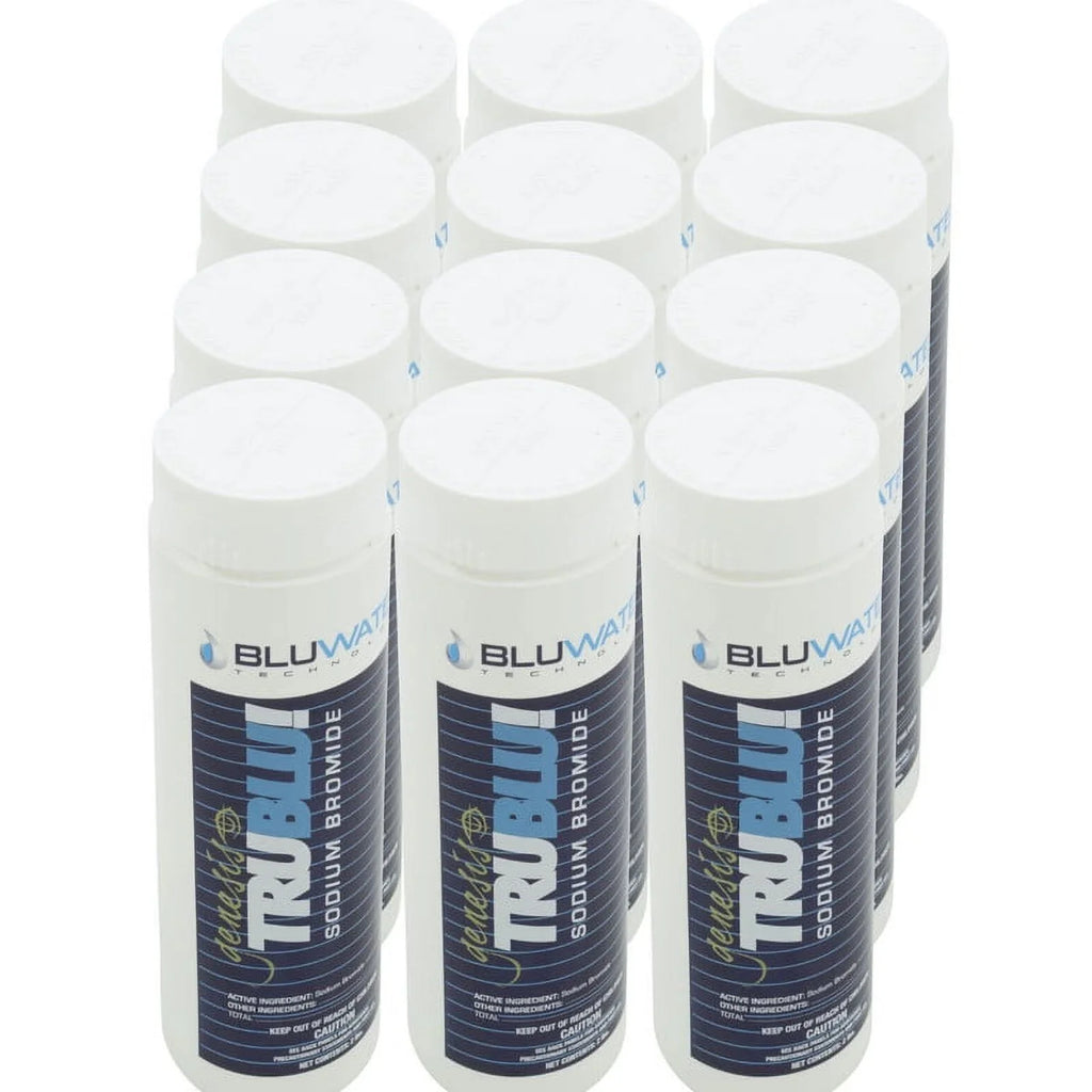 Pool Automatic Brand Bromide Sodium Bottle, 2lb Bluwater Case Generator, of Genesis, Cleaners 12