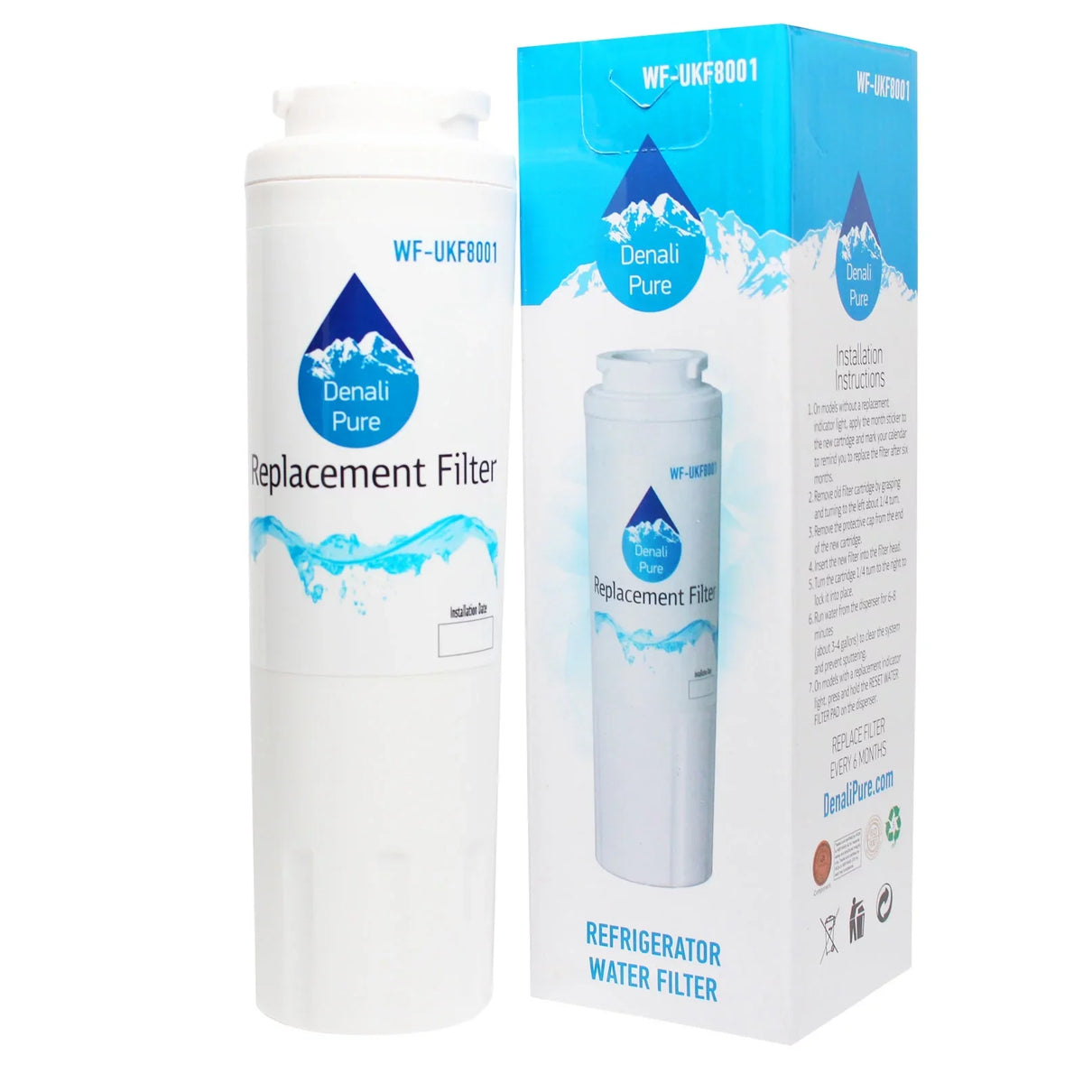 ARB9058CB Filter Amana Amana Compatible Refrigerator - Filter with Liquid for Fridge Liquid Cartridge Replacement 4-Pack UKF8001AXX