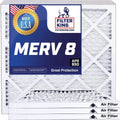 35.5 MADE 26x35.5x1 Furnace Filter | Air | 26 HVAC Filter .75" x A/C MERV 8 x IN Filters | 4-PACK Size: King USA Pleated Actual |