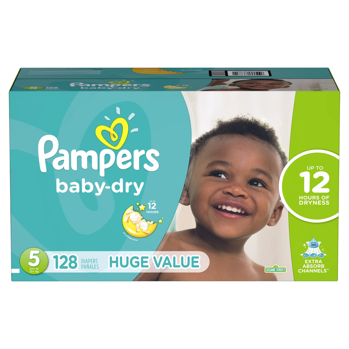 Pampers 128ct Dry Hp Baby Pamp S5