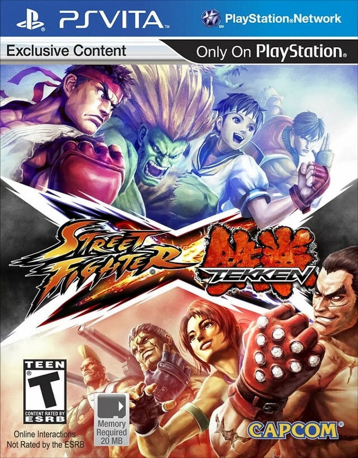 (Brand Factory Vi-013388370030 Sealed US Version) PlayStation Street New Fighter PSV Tekken X