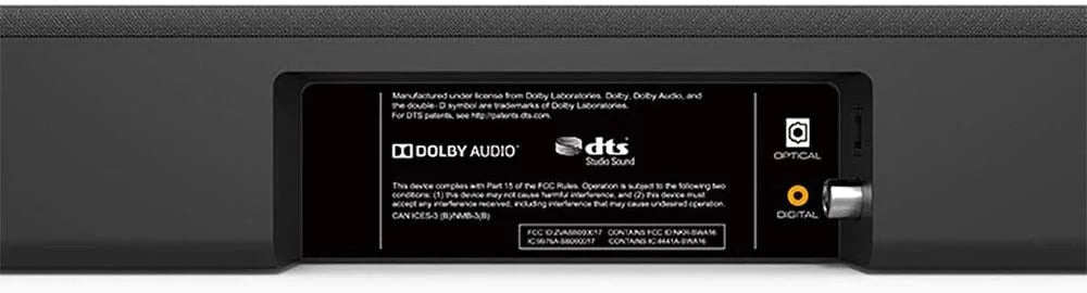 SB3621n-E8 System Vizio - Channel 36" Soundbar - Subwoofer Bluetooth Enabled Wireless 2.1