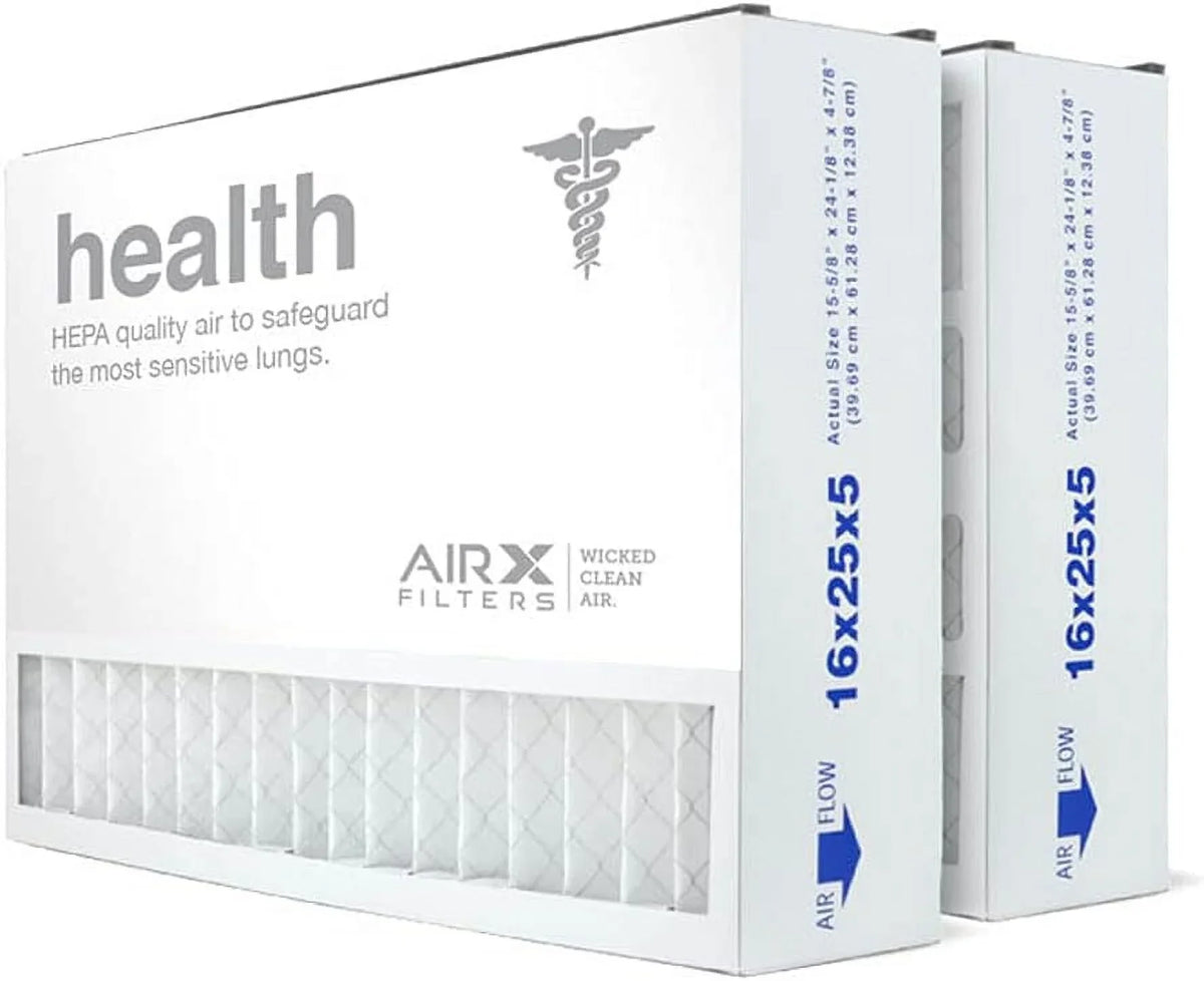 Trion 229990-105, Bear USA Made 13 Replacement Filter AC 2-Pack, MERV Health the Air HVAC for Furnace Air 16x25x5 in