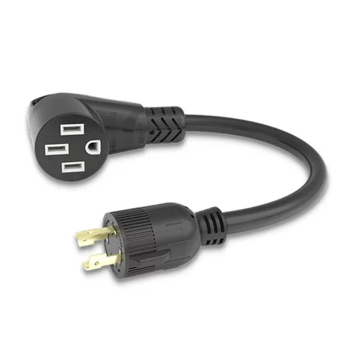 LED 30A Adapter With 4-Prong To Male Furrion FP52GEN4-SB Indicator Female Blade Pigtail 50A