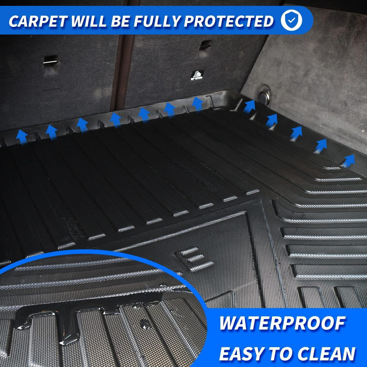 Weather 2021 Tray 2020 All BMW Black Cargo fit Accessory X5 Cargo BMW Trunk 2023 , Floor 2024 2019 for Rear r 2022 X5 Mat Cover 2019-2024