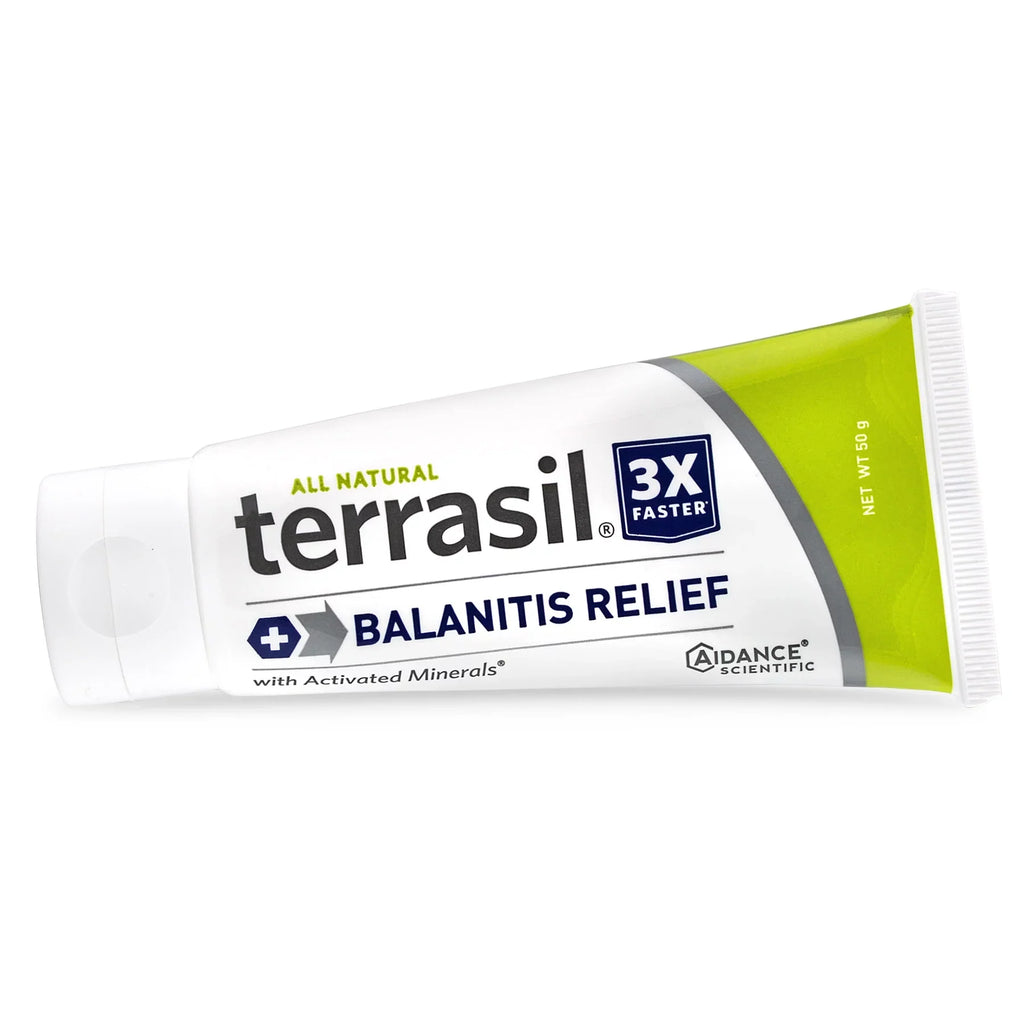 Irritation Activated Terrasil® Inflammation Relief with Ointment Relieves Skin Natural Balanitis Minerals® & (50gm)