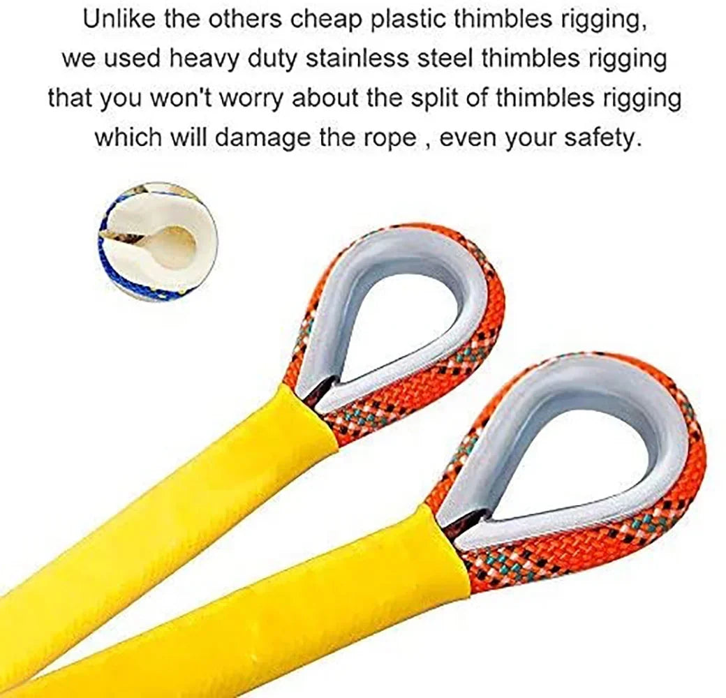 for Parachute Ice Climbing Escape Static X Rope Rope Equipment Fire Climbing Rescue Climbing Rock 50M(160ft) XBEN Rope Outdoor