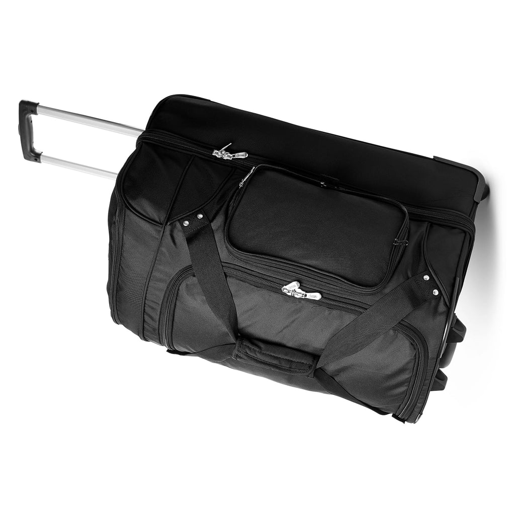 Bottom Rolling 2-Wheel MOJO Black 27'' State Ohio Bag Drop Buckeyes Duffel