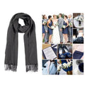 10 Wedding Bridesmaid Set Wrap, Shawl, of Bridal Pashmina Shawl, Shawl Scarf Grey Dark
