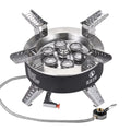 Gas Collapsible 18000W Dcenta Hiking Stove, Traveling Stove, Windproof High Fishing core Camping Backpacking Seven Stove,