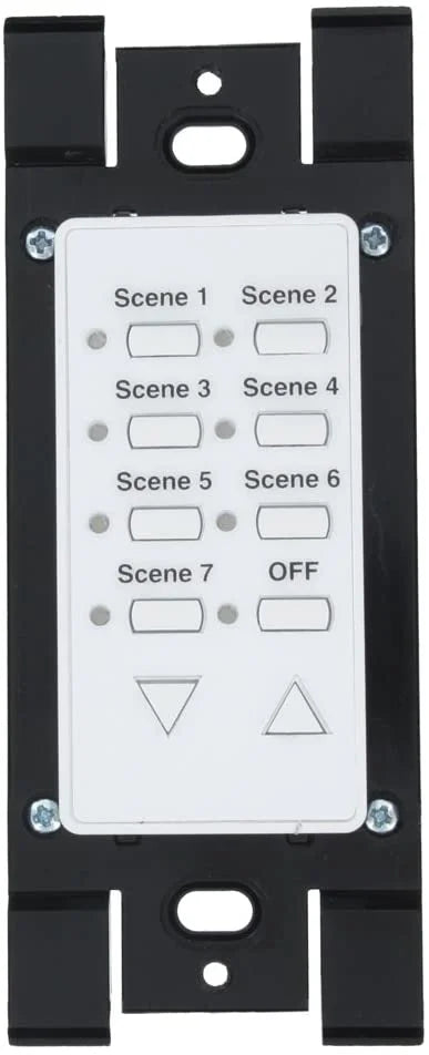Dimming Controller, White Address, DHC Dim/Bright, Communication, , Mounted Off 12 Leviton 2-Way Green Seven-Scene HXC7S-1TW Wall Scene Switch