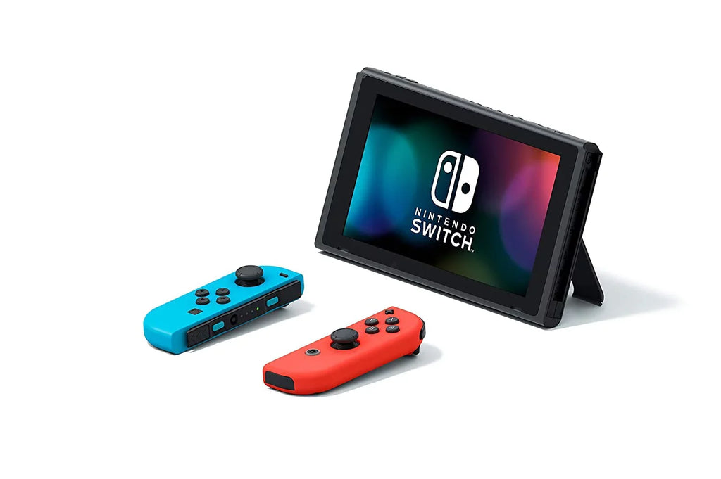 Joy-Con| 32GB Bundle: U 8 Blue Bros. Deluxe Red Online Months and Mario Nintendo Switch Switch Nintendo Mario and 3 Neon Kart Membership with Deluxe /Super Switch Nintendo Console