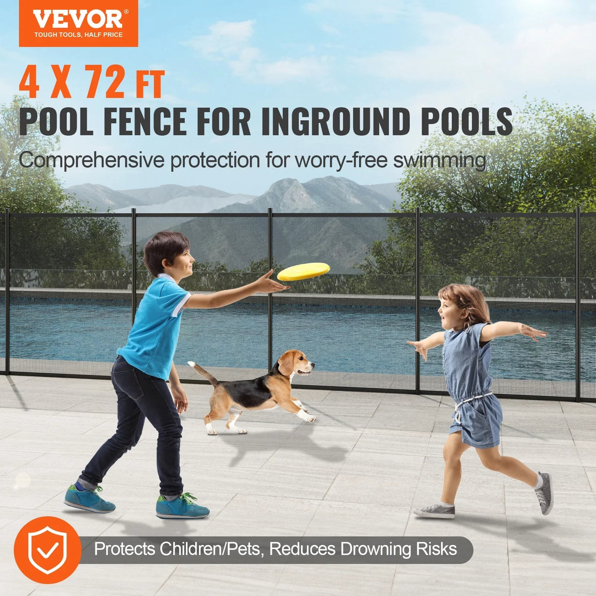 Fences SKYSHALO FT 72 Pool 4 for x Pool Outdoor Pools Removable Inground Fence