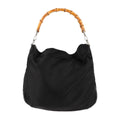 bamboo black bag tote (Good) 001/1705/1577 Pre-Owned canvas handbag Gucci GUCCI