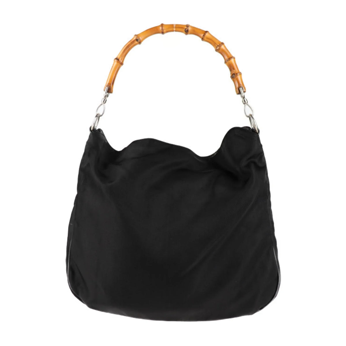 bamboo black bag tote (Good) 001/1705/1577 Pre-Owned canvas handbag Gucci GUCCI