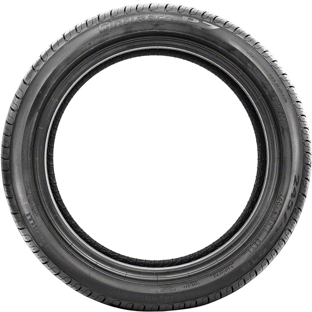 205/50R17 Nissan Pirelli Set Turbo, Nissan Sentra Fits: SR SR 89W 2 2017-19 Sentra P7 of Cinturato Tires 2013-16