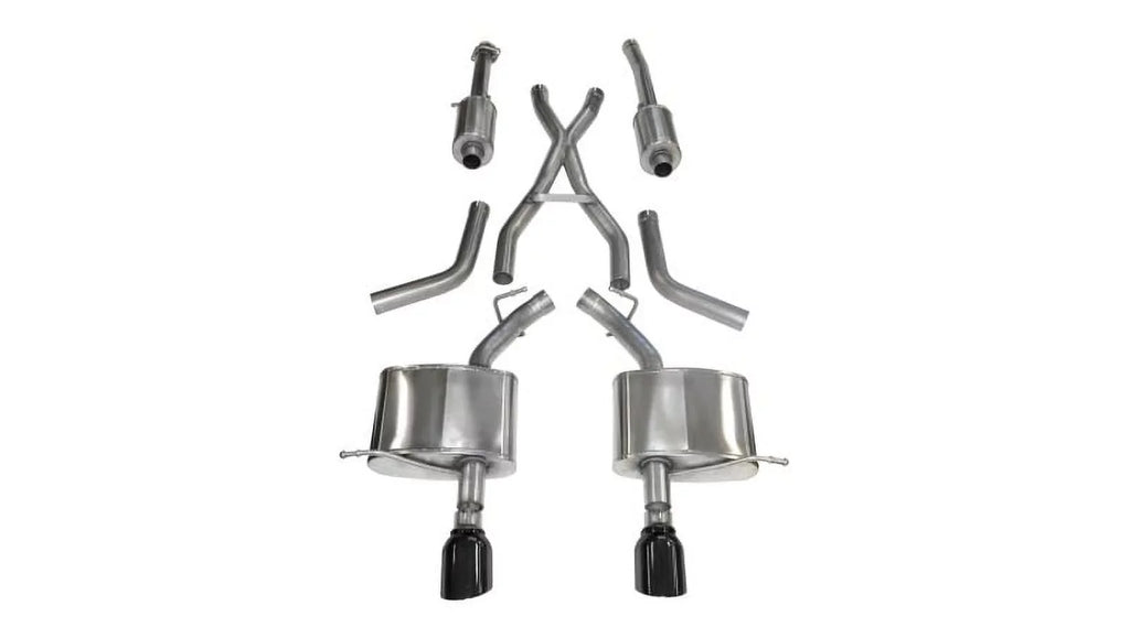 Cat-Back select: 11-14 DURANGO 5.7L Dual Exhaust DURANGO Fits Durango Corsa V8 DODGE DODGE Black 2013-2023 2011-2012 CITADEL Dodge Rear R/T, Sport
