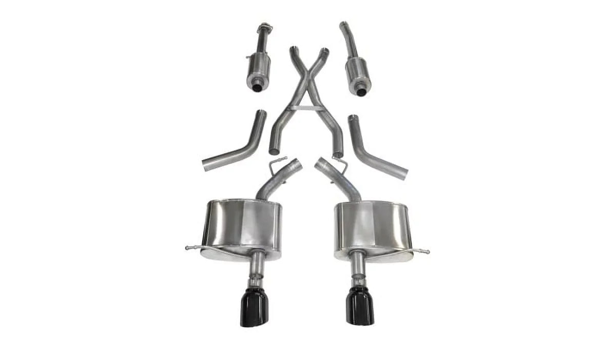 Cat-Back select: 11-14 DURANGO 5.7L Dual Exhaust DURANGO Fits Durango Corsa V8 DODGE DODGE Black 2013-2023 2011-2012 CITADEL Dodge Rear R/T, Sport