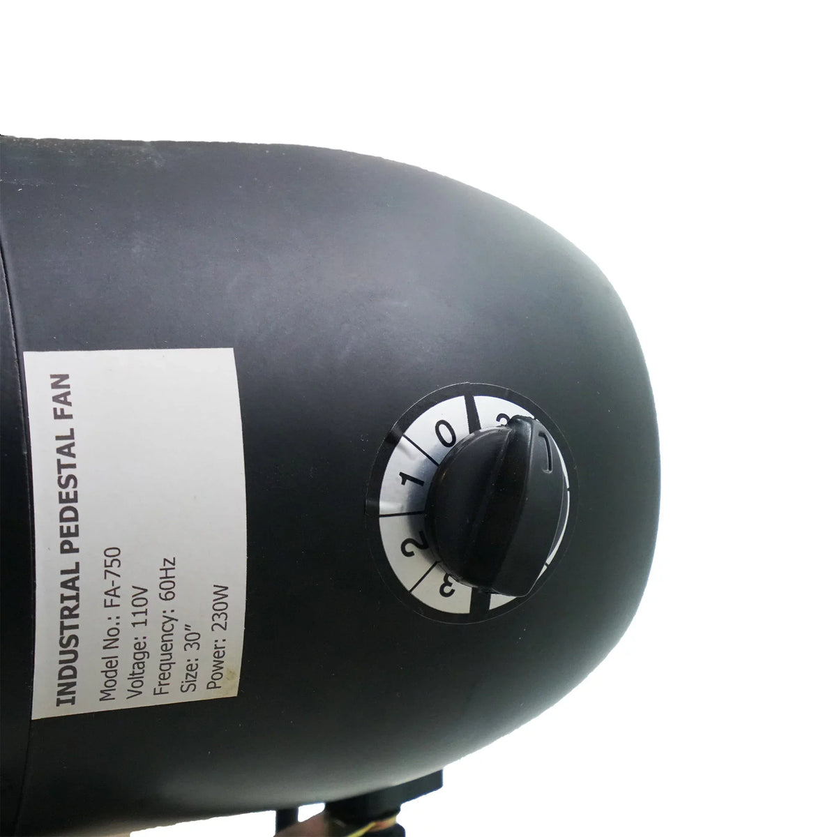 Pedestal Adjustable Industrial - Northlight Oscillating 3-Speed 30" Fan Black