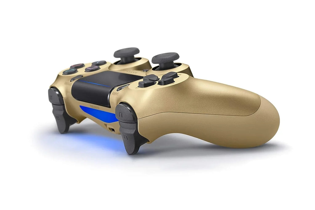 PS4 Gold with Controller - BOLT New Bundle AXTION Blue Wireless Earbuds With DualShock Like