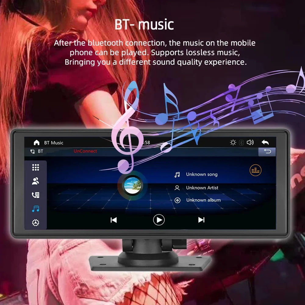 Navigation, Radio Bluetooth,Backup Multimedia AUX, Touch with Android Recorder Player Car Screen Wireless Camera, Receiver Stereo Polarlander Carplay 9.3 Audio Car Inch Car Apple TF, GPS Play Auto,