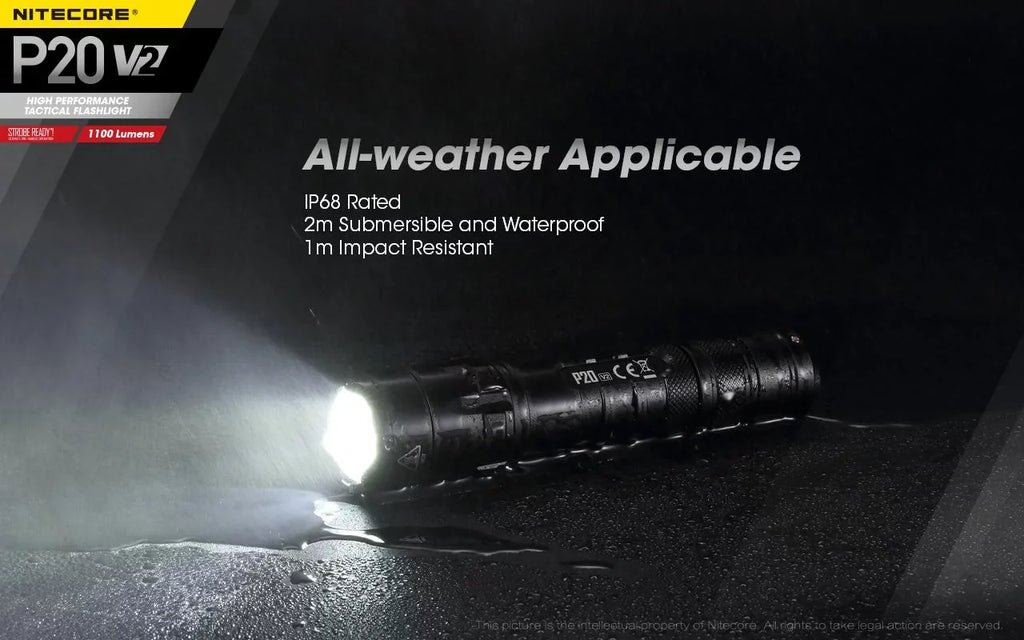 '- Battery, Tactical V2 Free - XP-L2 Flashlight Combo: Batteries P20 LED V6 Lumens +2x D2 1100 CREE Charger w/NL189 Nitecore CR123A Eco-Sensa