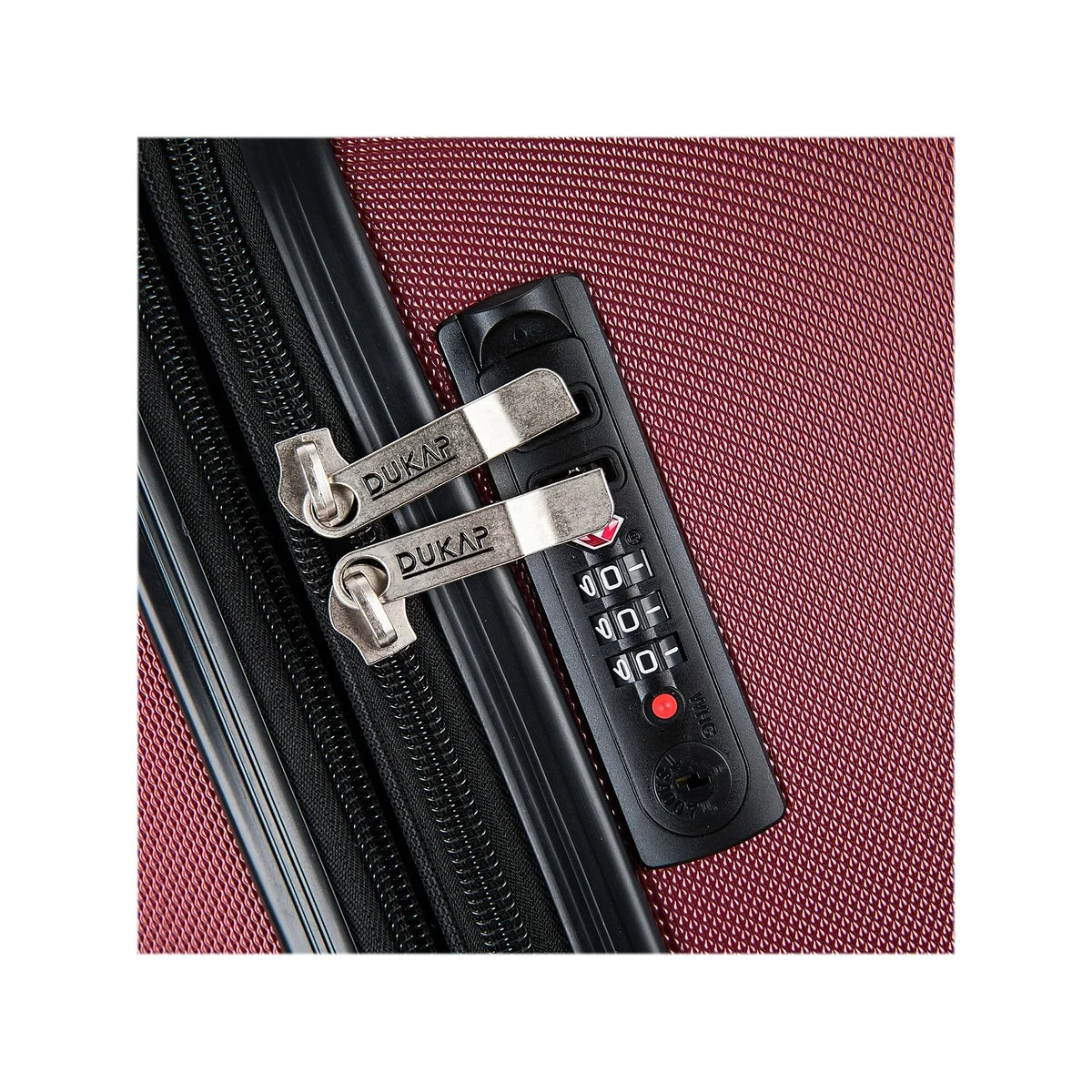 Intely DUKAP (DKINT0SM-WIN) 2-Piece Wine Luggage Set Plastic