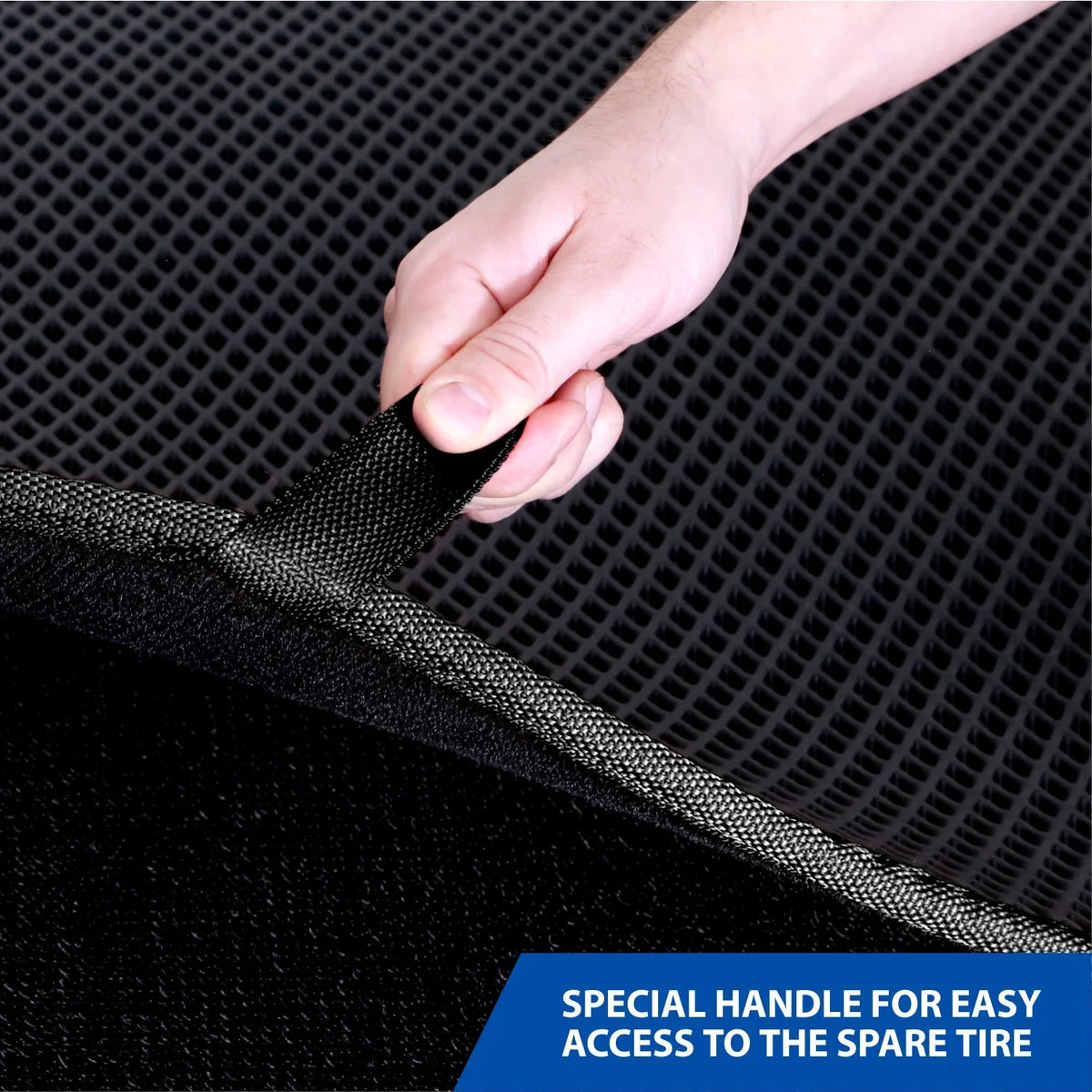 for Jeep Cargo Dirt Dimond Trapping Trunk Duty - Heavy r Shape, Technology Custom Wrangler Cargo - 2019-2024 Goodyear with Luggage Liquidproof, r Fit Anti-Slip Mat GY004562 & Liquid - r,