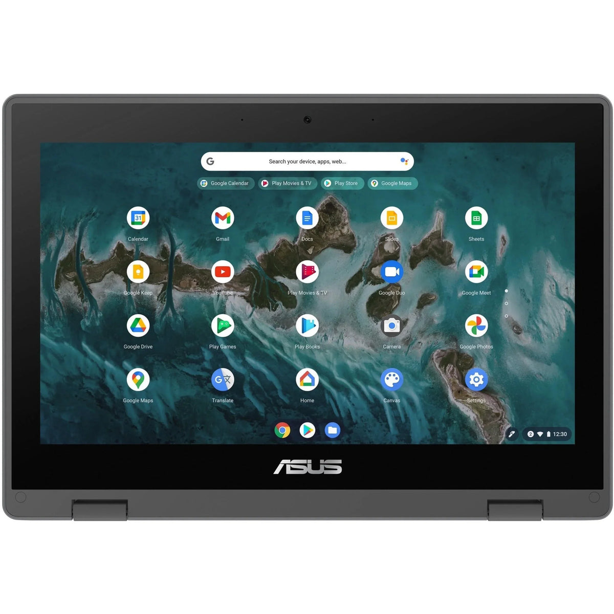 Asus Chromebook Celeron ChromeOS, 64GB 11.6" N5100, SSD, Intel CR1100FKA-YZ184T Flip Touchscreen,