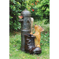 Fountain Hydrant Toscano Design Fire Sculptural Pooch