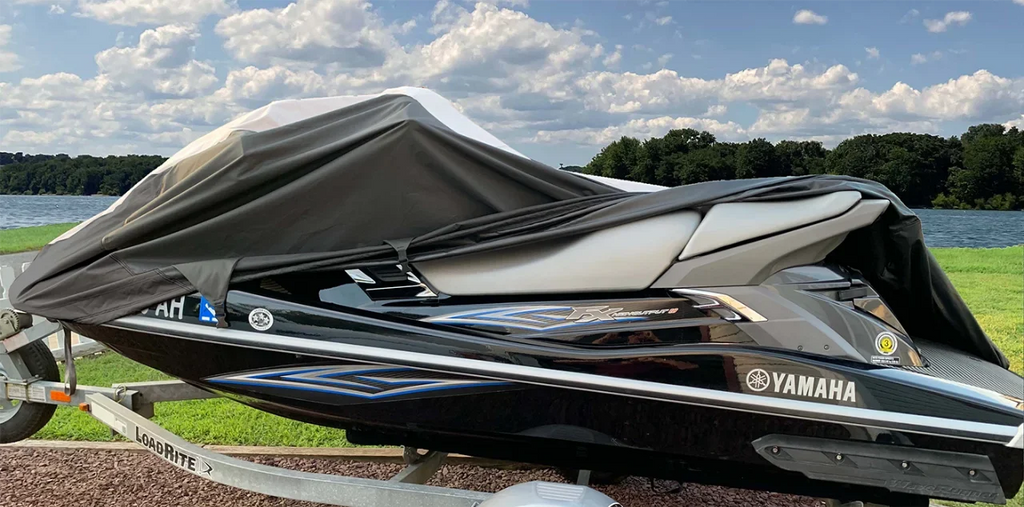 Seater Trailerable 2 PWC HEAVY-DUTY DI Doo Cover Sea Jet for Sea-Doo SUPER Compatible RX 2000-2003 Ski