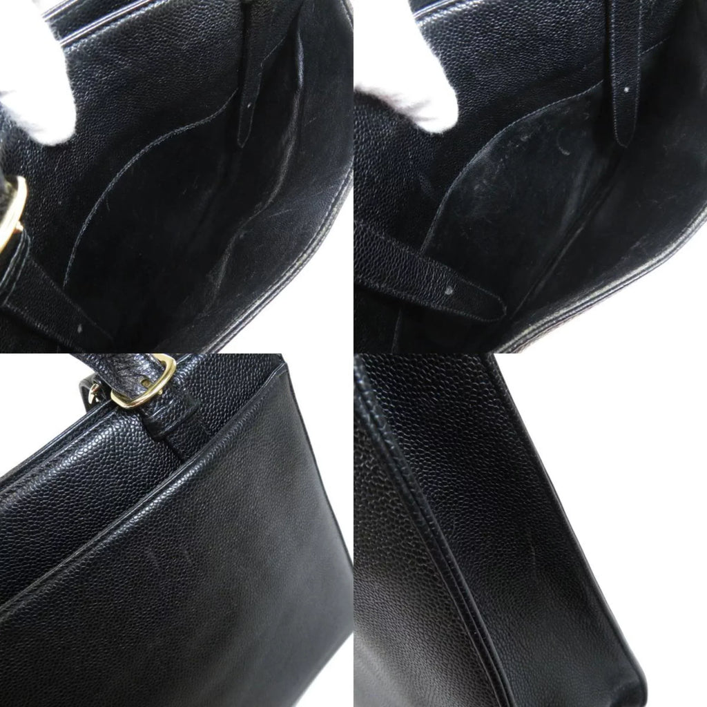 (Good) COCO Handbag MARK CHANEL Caviar Skin Pre-Owned