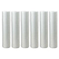 (6-Pack), 6 Count Filter Sediment Single House Unit, Cartridge Whole White, Liquid