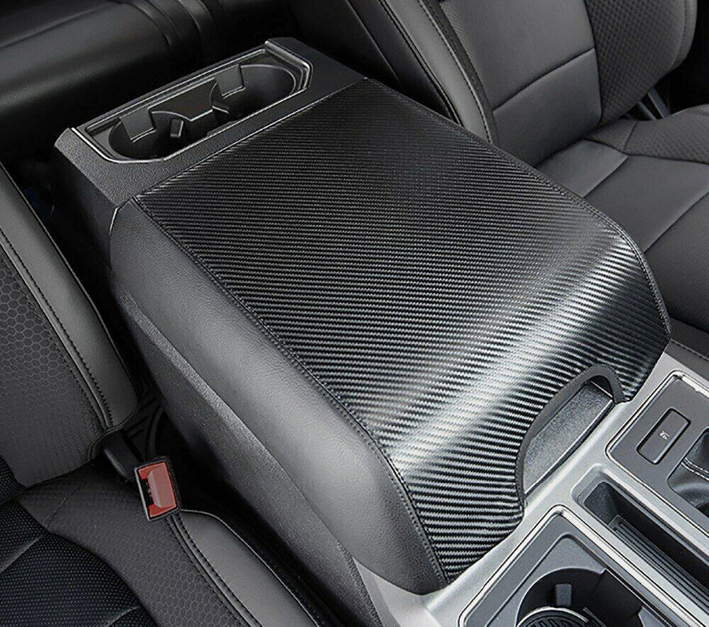 Teledu Cover Console Leather F150 Protector Pad Carbon Armrest Center